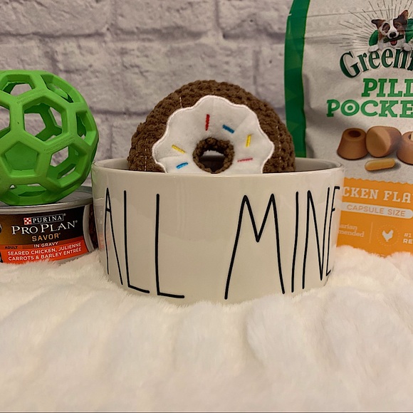 Rae Dunn Other - 🎉HP🎉 Rae Dunn Artisan Collection All Mine Dog Bowl